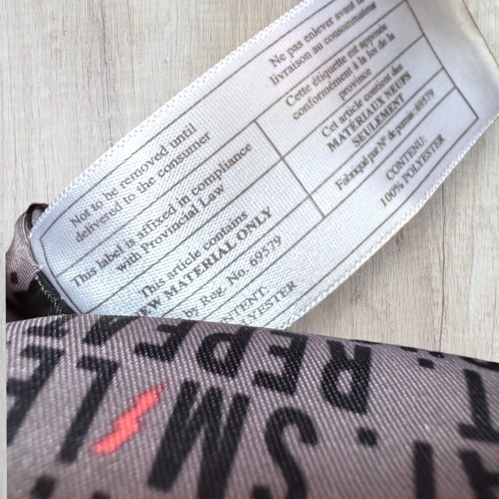 Stella & Dot Black Quilted Backpack Zip Tote Travel Bag Crush It Repeat Lining - Picture 8 of 9